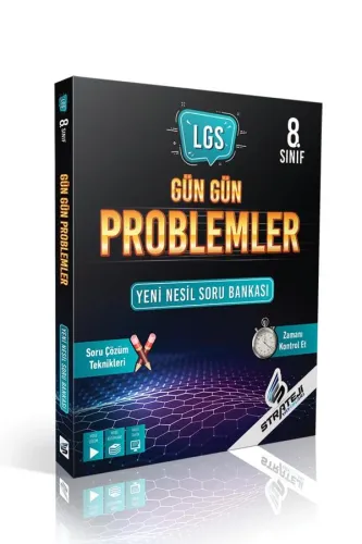 STRATEJİ 8.Sınıf GÜN GÜN PROBLEMLER Yeni Nesil Soru Bankası
