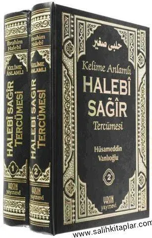 حلبي صغير - Kelime Manalı Halebi Sağir 2 Cilt Takım İbrahim El Halebi 