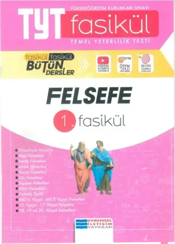 Tyt Felsefe 1. Fasikül 9786256392632