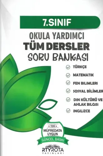 Rota Yayınları 7. Sınıf Tüm Dersler Soru Bankası RTY Rota