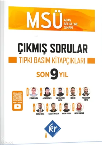 KR Akademi MSÜ Çıkmış Sorular Son 9 Yıl Tıpkı Basım Kitapçıkları