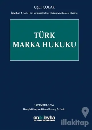 Türk Marka Hukuku (Ciltli)