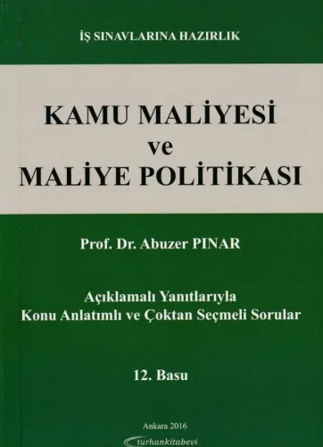 Kamu Maliyesi ve Maliye Politikası Soru ve Yanıtlarla