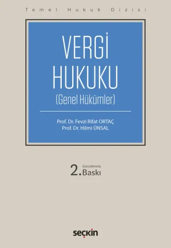 Vergi Hukuku Genel Hükümler (THD)