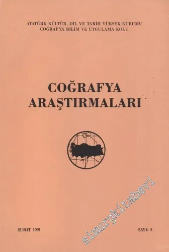 Coğrafya Araştırmaları Dergisi - Sayı: 3      Şubat