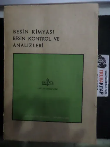 Besin Kimyası Besin Kontrol ve Analizleri