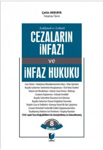 Cezaların İnfazı ve İnfaz Hukuku