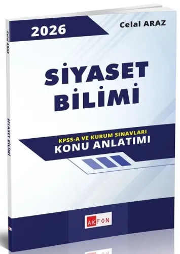 Siyaset Bilimi Konu Anlatım Kitabı