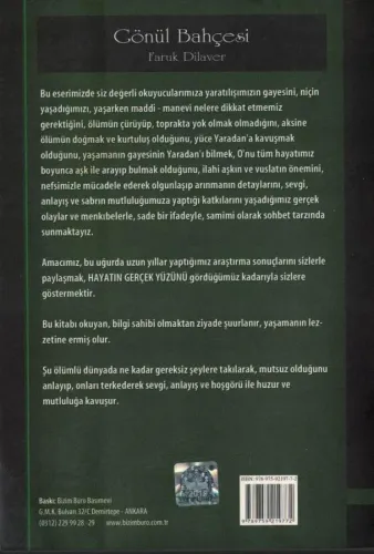 Gönül Bahçesi Faruk Dilaver Emre Bilişim Ve Yayıncılık %48 indirimli