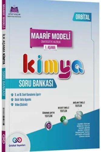 ORBİTAL KİMYA MAARİF MODEL 1.AŞAMA SORU BANKASI