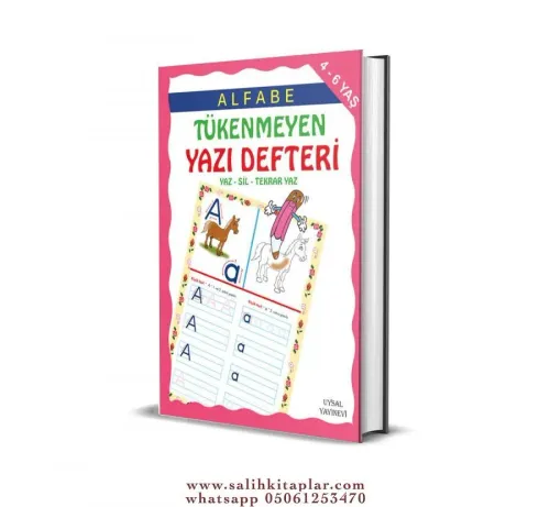 Alfabe Tükenmeyen Yazı Defteri (4-6 Yaş)