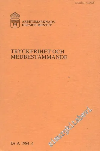 Tryckfrihet Och Medbestammande -