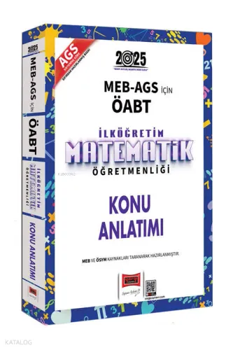 Yargı Yayınları 2025 MEB AGS ÖABT İlköğretim Matematik Öğretmenliği Konu Anlatımı