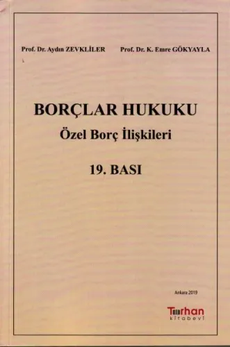 Borçlar Hukuku Özel Borç İlişkileri