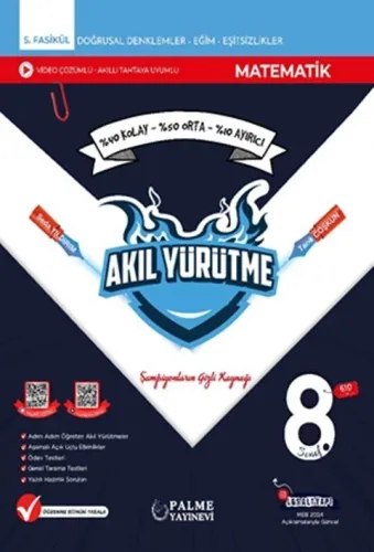 Palme Yayınları 8. Sınıf Matematik Akıl Yürütme Video Çözümlü