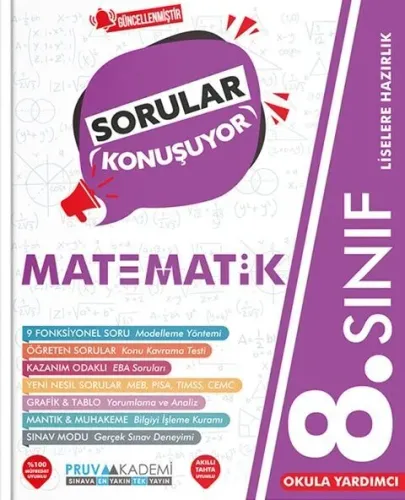Pruva 8. Sınıf Matematik Sorular Konuşuyor
