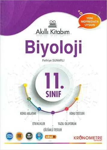 11. Sınıf Biyoloji Akıllı Kitabım Kronometre Yayınları