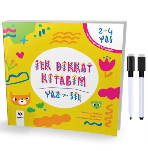 İlk Dikkat Kitabım - Yaz Sil Kalem