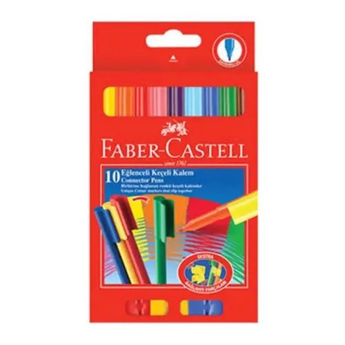 Faber-Castell Eğlenceli Keçeli Kalem 10 R.