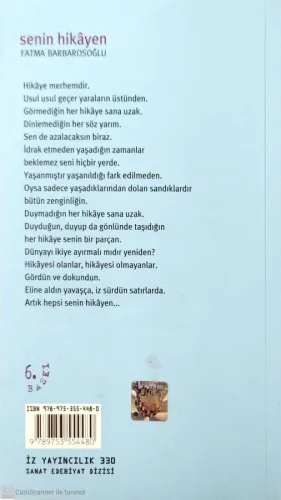 Senin Hikayen Fatma Barbarosoğlu İz Yayıncılık %46 indirimli