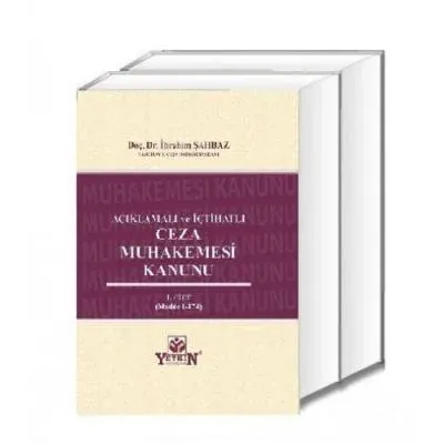 Ceza Muhakemesi Kanunu (2 Cilt Takım)