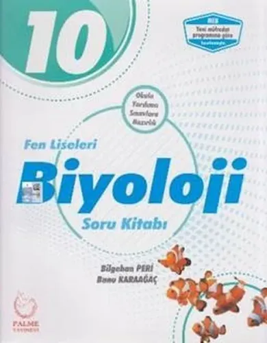 Palme Yayınları 10. Sınıf Fen Liseleri Biyoloji Soru Kitabı Palme