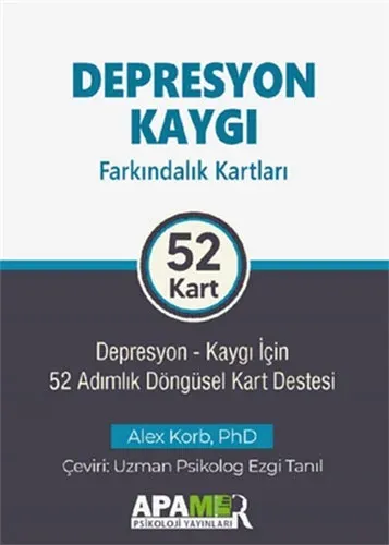 Depresyon Kaygı Farkındalık Kartları 52 Kart