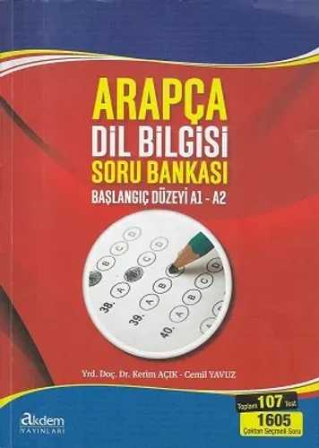 Arapça Dil Bilgisi Soru Bankası Başlangıç Düzeyi A1-A2 Akdem Yayınları