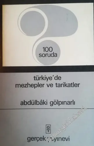 100 Soruda Türkiye'de Mezhepler ve Tarikatler -        1969