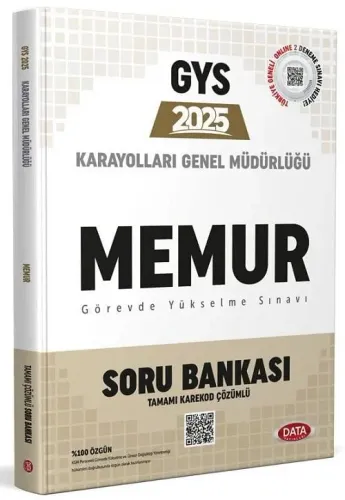 Data Yayınları 2025 Karayolları Genel Müdürlüğü Memur GYS Soru Bankası