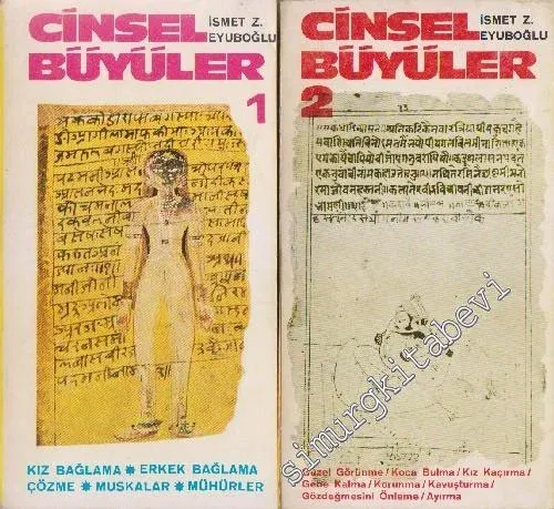 Cinsel Büyüler: Kız Bağlama, Erkek Bağlama, Çözme, Muskalar, Mühürler 2 Cilt TAKIM -        1976