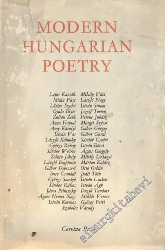 Modern Hungarian Poetry - Harcover -