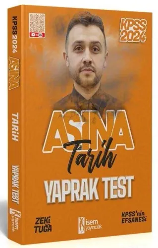 İsem Yayıncılık 2024 Kpss Aşina Tarih Çek-Kopart Yaprak Test