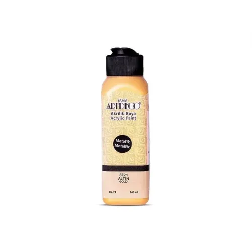 Artdeco Metalik Akrilik Boya 140ml Altın