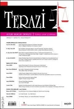 Terazi Aylık Hukuk Dergisi Sayı: 155 Temmuz 2019
