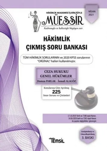 Hakimlik Çıkmış Soru Bankası Ceza Hukuku Genel Hükümler