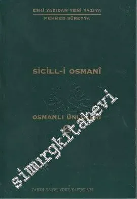 Sicill-i Osmani:: Osmanlı Ünlüleri 2 (At-Hü) -