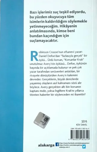 Korsanlar Kralı Kaptan Avery'nin Cesaret Dolu Maceraları Daniel Defoe 