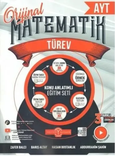 Orijinal Yayınları AYT Matematik Türev Konu Anlatımlı