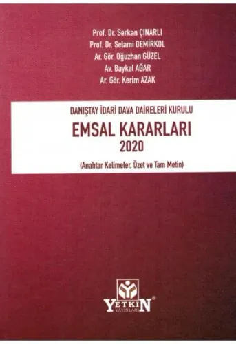 Danıştay İdari Dava Daireleri Kurulu Emsal Kararları