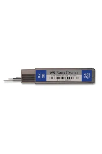 FABER CASTELL SÜPER MİN 75mm 0.7 (24 lü)  2B
