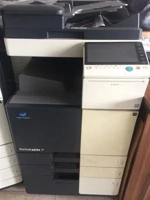 Konica Minolta bizhub C454 Servis Bakımlı 45 Kopya Renkli Fotokopi Makinesi Yazıcı