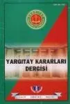 Yargıtay Kararları Dergisi Cilt: 7 Sayı: 10 Ekim 2011