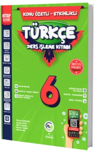 6.SINIF AV DERS İŞLEME KİTABI TÜRKÇE - 2027