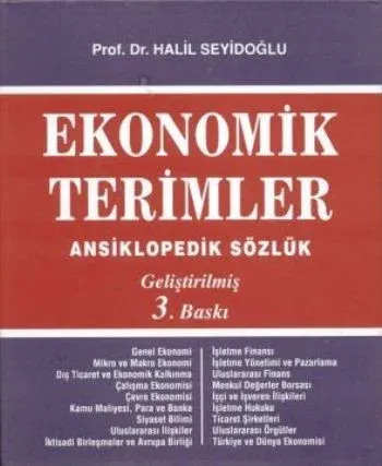 Ekonomik Terimler; Ansiklopedik Sözlük (geliştirilmiş 3. Baskı)