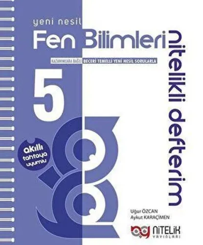 Nitelik Yayınları 5. Sınıf Fen Bilimleri Nitelikli Defterim