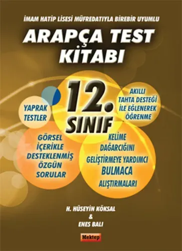 12.Sınıf Arapça Test Kitabı