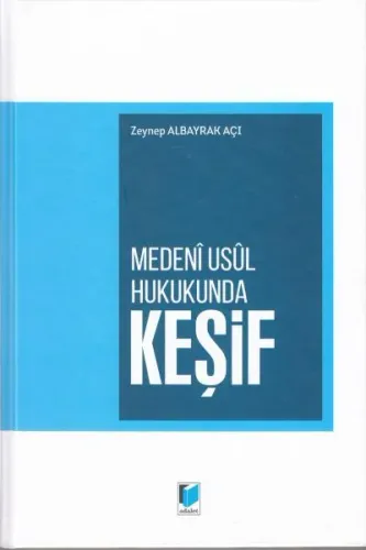 Medeni Usul Hukukunda Keşif