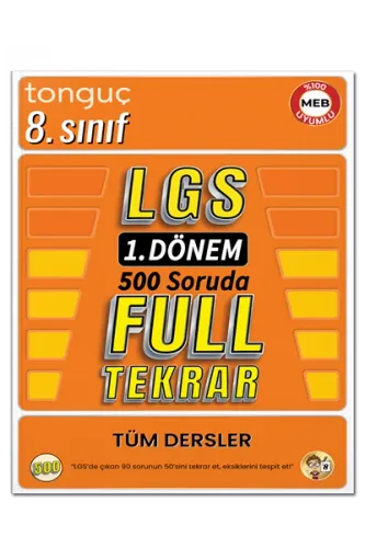 Tonguç Akademi 8. Sınıf LGS 1. Dönem Full Tekrar