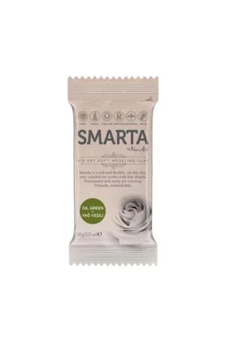 SMARTA HAVAYLA KURUYAN MODELLEME HAMURU  YAĞ YEŞİLİ (100 GR * 6 * 1)